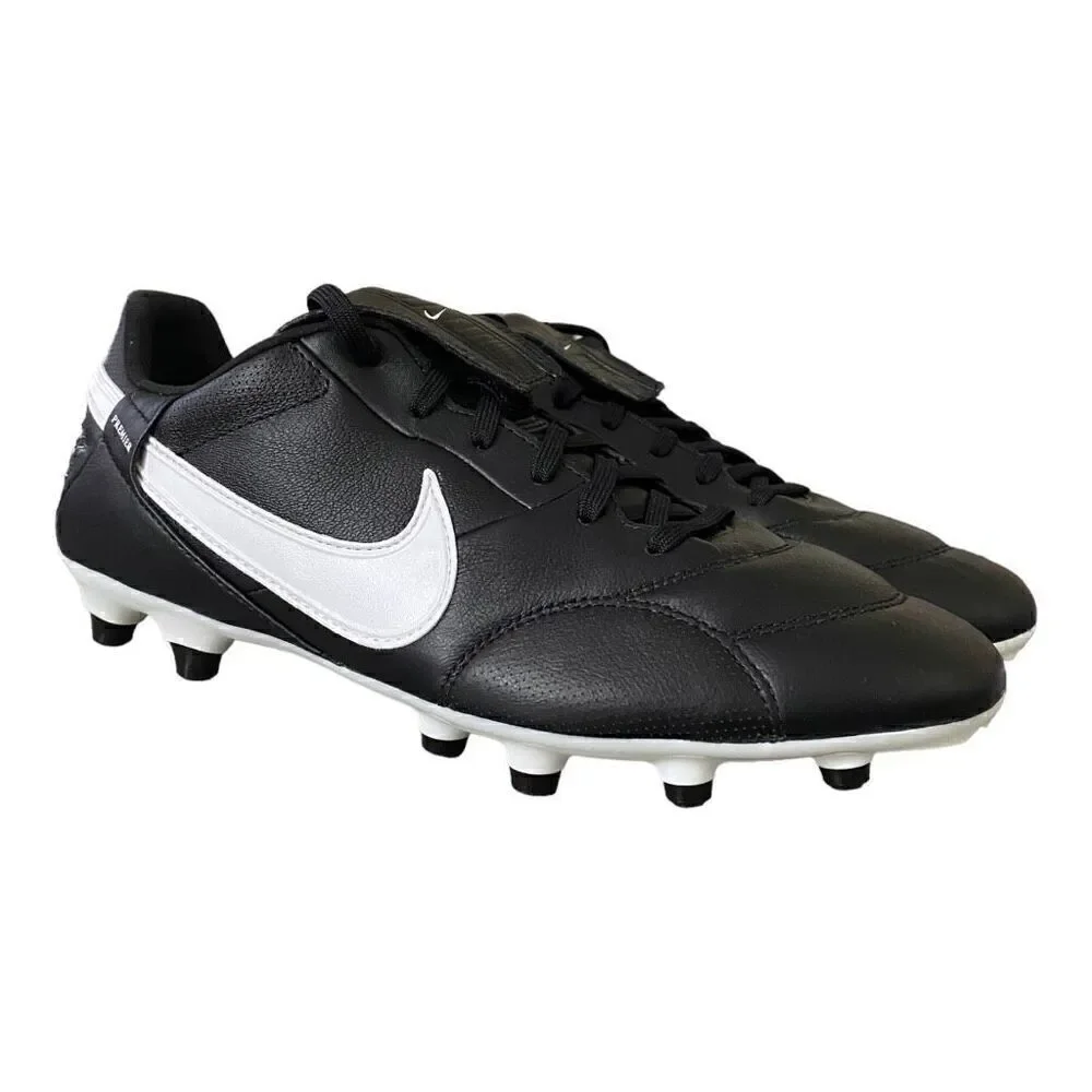 Nike Premier III (3) FG Soccer Cleats Black/White AT5889-010 Mens size 7.5 New
